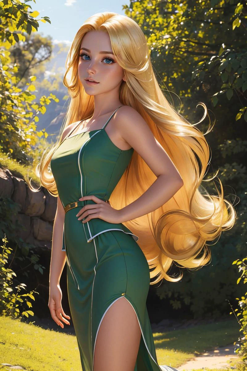 professional photo of Coriza, very long blond hair, green dress,
detailed skin, detailed eyes, detailed face,
volumetric light, highrez, masterpiece, best quality,
<lora:Coriza:0.72:MIDD>