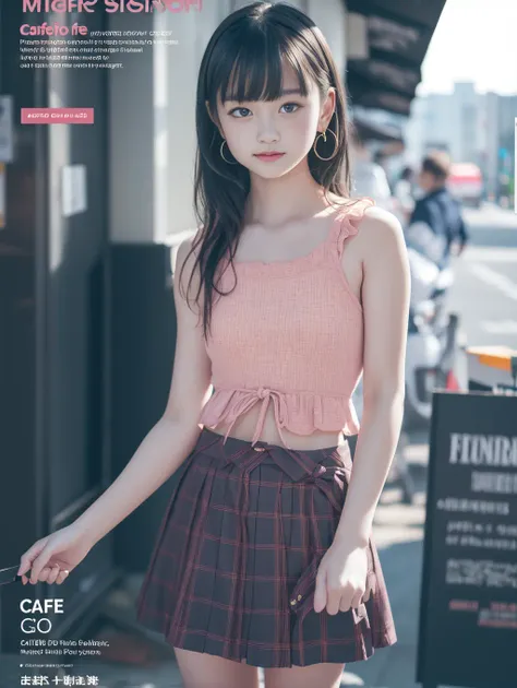 1girl,, masterpiece, high quality, looking at viewer,
,fullbody,cyberpunk,vivid,pastel colors,
(low teens fasion magazine cover), cafe <lora:jpIDOL_v10:1>