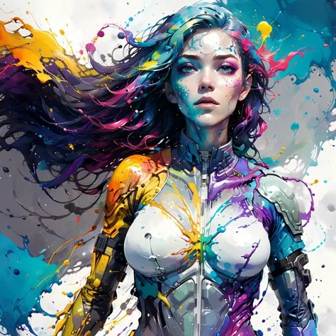 woman, upperbody, flowing hair, scifi uniform, paint splashes, splatter, outrun, cell shaded, flat colors, colorful paint mixing <lora:xl_more_art-full_v1:1> <lora:Retro_Illustration:1> 2d game scene, oil and watercolor painting <lora:sdxlInkpunkstyle_v01:0.75> <lora:EnvyInkSwirlXL01:1> swirling ink, (masterpiece:1.2), best quality, (hyperdetailed, highest detailed:1.2), high resolution textures, <lora:EnvyBetterHiresFixXL01:1>