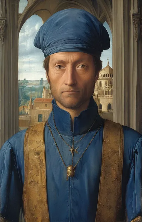 masterpiece,best quality,<lora:tbh169-sdxl:0.9>,illustration,style of jean fouquet, portrait of family