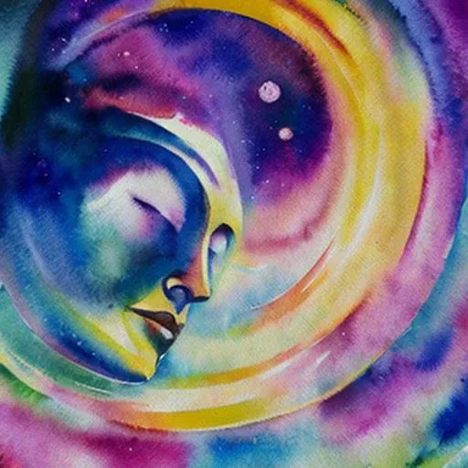 nouvis watercolor radiant being