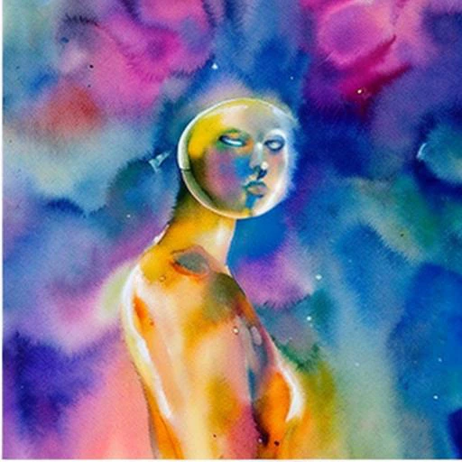 nouvis watercolor radiant being