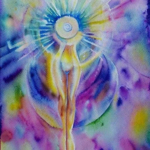 nouvis watercolor radiant being