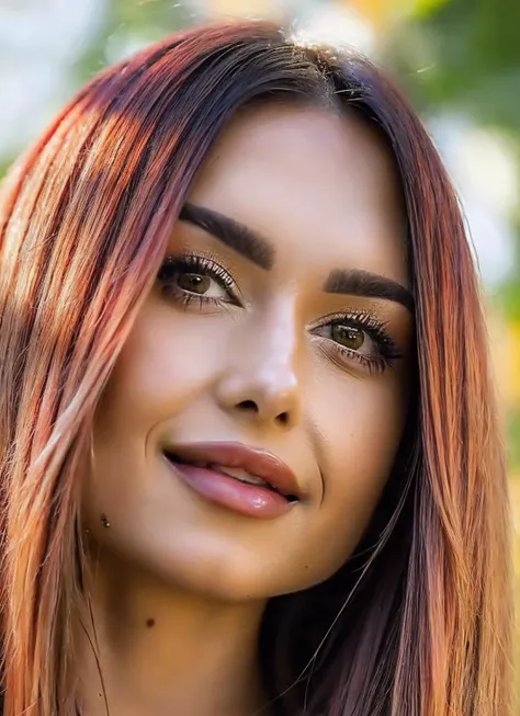 High detail RAW color Photo of gorgeous sks woman, smile, fit, toned, sexy look, high detail hair, (skin pores, skin imperfections), sharp body, highly detailed body, highly detailed face, sharp focus, 8k high definition, insanely detailed, intricate, masterpiece, highest quality, <lora:locon_wersow_v1_from_v1_64_32:1.25>