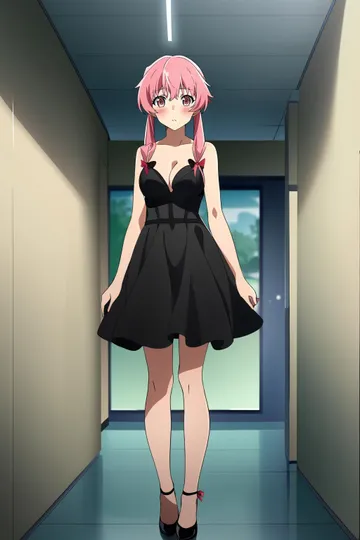 Mirai Nikki The Future Diary 未来日記 Gasai Yuno 我妻由乃 - SeaArt