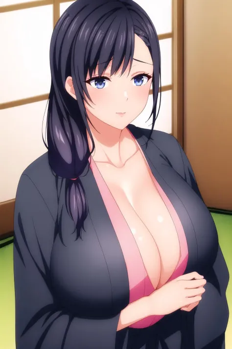 (Night:1.7), Japan, Tokyo, CityView, Before Window,
Standing at attention,
Black_Jacket,japanese clothes, kimono,shouji,pink shirt ,collarbone,
<lora:Suzukawa_Akana_Fuufu_Koukan-KK77-V1:0.7>,
bangs, black hair, hair over shoulder,braid, low ponytail,
1 girl, 20yo,Young female,Beautiful Finger,Beautiful long legs,Beautiful body,Beautiful Nose,Beautiful character design, perfect eyes, perfect face,expressive eyes,
looking at viewer,(Upper_body),
NSFW,official art,extremely detailed CG unity 8k wallpaper, perfect lighting,Colorful, Bright_Front_face_Lighting,shiny skin,
(masterpiece:1.0),(best_quality:1.0), ultra high res,4K,ultra-detailed,
photography, 8K, HDR, highres, absurdres:1.2, Kodak portra 400, film grain, blurry background, bokeh:1.2, lens flare, (vibrant_color:1.2)
(Beautiful,large_Breasts:1.4), (beautiful_face:1.5),(narrow_waist),