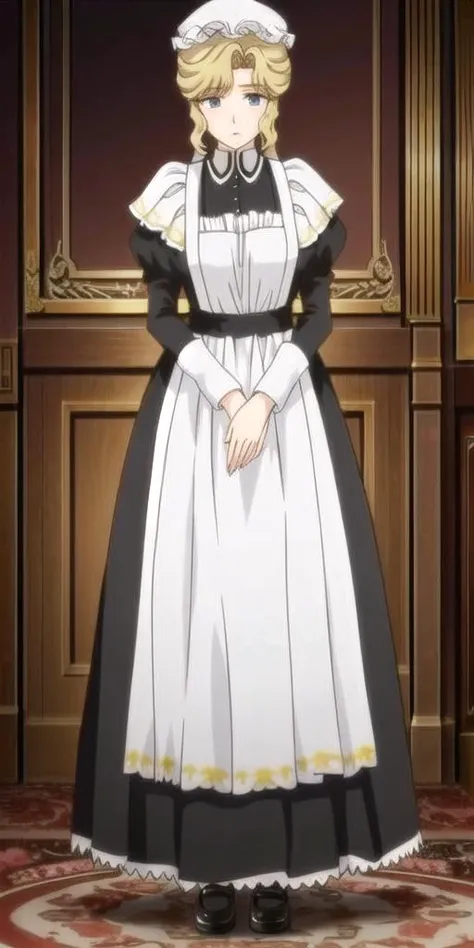 <lora:Maria_VMV2:0.7> maria_vm, victorian_maid_uniform, standing, solo