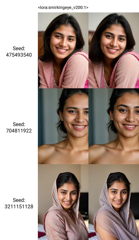 RAW photo,  closeup, pakistani woman, ,  smiling, bedroom, london, 8k uhd, dslr, soft lighting, high quality, film grain, Fujifilm XT3,  lr    <lora:smirkingeye_v200:1>