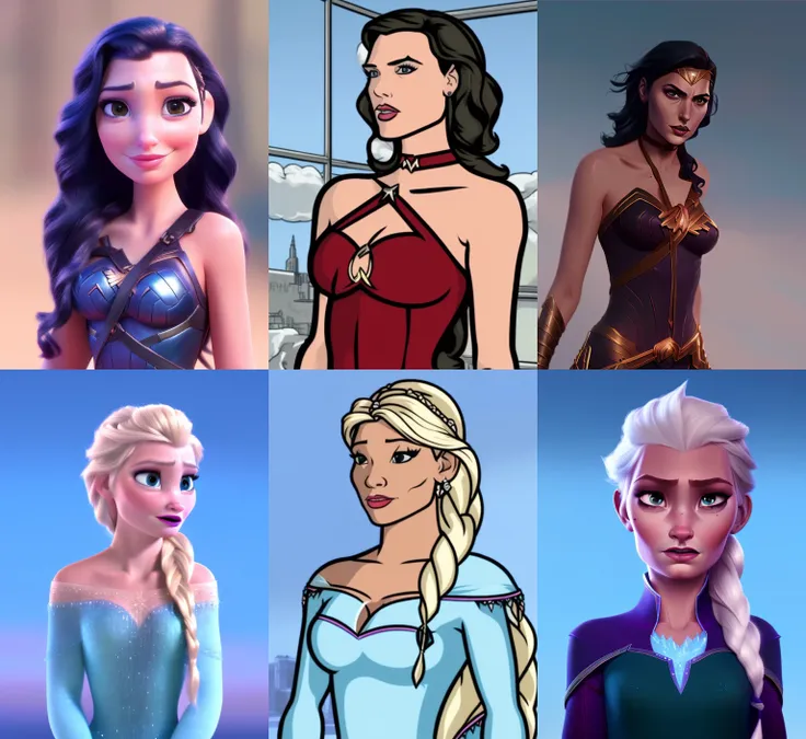 arcane archer modern disney gal gadot