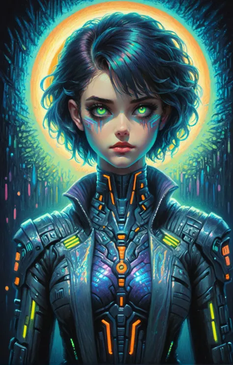 Flat papercut style , (mad-crayon:1.4), Horror Academia aesthetic, holographic colors, stunning background. dark and moody, a mesmerizing blend of light and shadow. masterpiece, absurdres, intricate details <lora:Neon_Cyberpunk_Crayon_SDXL:0.9> . Silhouette, clean cuts, paper, sharp edges, minimalist, color block