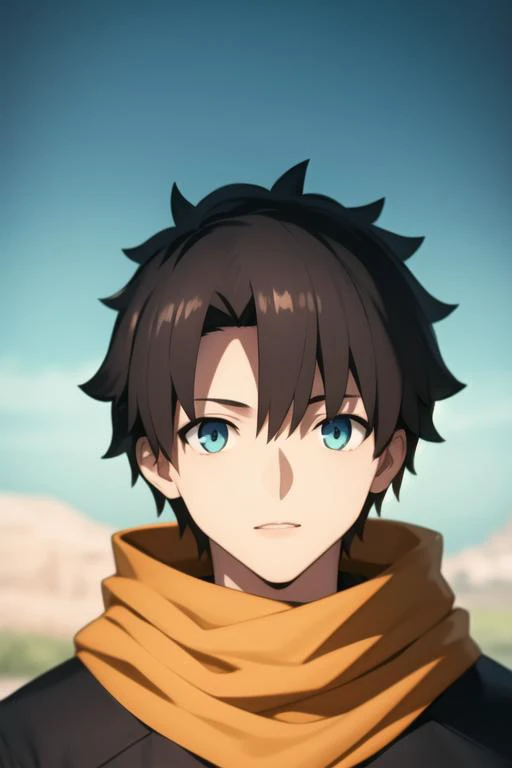 masterpiece, best quality, high quality, 1boy, solo, male focus, looking at viewer, upper body, <lora:fujimaru_ritsuka:0.72>, fujimaru_ritsuka, <lora:animemix_v3_offset:0.40>