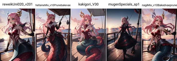 (masterpiece, best quality), intricate details,
1girl, <lora:lol_coven_namiV2-000010:0.8> coven nami, 1girl, mermaid, monster girl, tentacles, colored skin, hair ornament, gloves, pink hair, long hair,
crying, tears, restrained, on deck of ship, wooden planks, fishing net, scared,