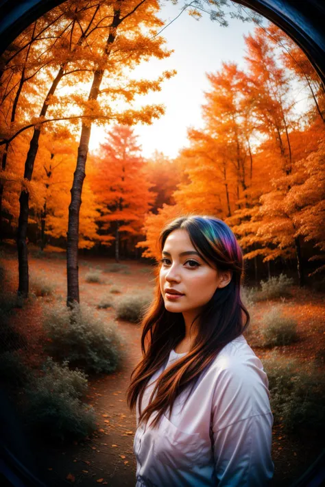 1girl, awardwinning On pale dark rainbow paper, Rave Fashion, Rule of Thirds, two shot angle of a ([Camel:Draco constellation:2]:1.3) , the Camel is very Tight and Painterly, forest and Birch tree background, Abandoned garden and Pulsar in background, Sun in the sky, in focus, [ (by Henri Gascar:0.7) | (Amedeo Modigliani:1.1) | (ItÅ JakuchÅ«:1.0) | (Elias Ravanetti:1.0) ], Maximalist, Hopeless, soft light, Fish-eye Lens, Warm Colors, sfumato, Ebru, artstation, Best quality