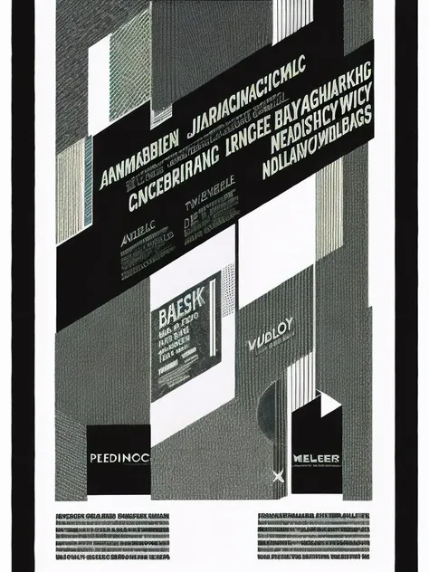 <lora:JonathanBarnbrook:1>a black and white poster with many different type of lettering on it's sides by Jonathan Barnbrook