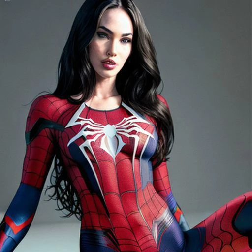 Sexy megan fox as spider-man