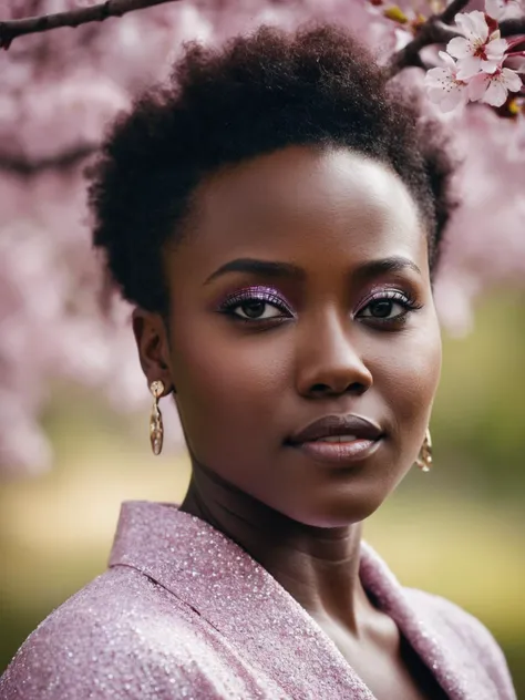 ((Stunning closeup portrait photo of Lupita Nyong'o in a Cherry Blossom forest)), (cute:1.15), lptnyng, flowers hair accessories
perfect round eyes, casual photo, cinematic shot, dynamic lighting, 75mm, Technicolor, Panavision, cinemascope, sharp focus, fine details, 8k, HDR, realism, realistic, key visual, film still, superb cinematic color grading, perfect round eyes, 8k uhd, dslr, bright lighting, high quality, film grain, Fujifilm XT3
delicate pretty, solemn deep colors, radiant light, detailed, elegant, highly saturated, sharp focus, graceful, epic composition, intricate, glorious, sublime, dramatic, cinematic, fine decorative detail, full color, cool, iconic, expressive, vibrant, great, perfect, awesome, focused, colorful, artistic, pure, symmetry, ambient background, illuminated, extremely
 <lora:LupitaNyongoDogu:0.9>
<lora:add_detail:1>
<lora:more_details:1>