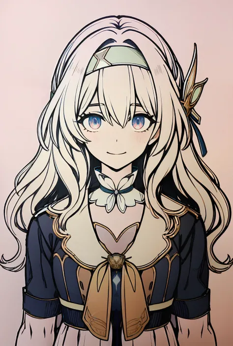 <lora:Firefly-1024-v1:0.9:lbw=OUTALL> , headband, hair ornament, jacket, dress, firefly (honkai star rail), {masterpiece:1,5), best quality, masterpiece, highres, original, extremely detailed wallpaper, perfect lighting,1girl, <lora:shouhui:0.8>,shouhui ,monochrome_background , light smile,