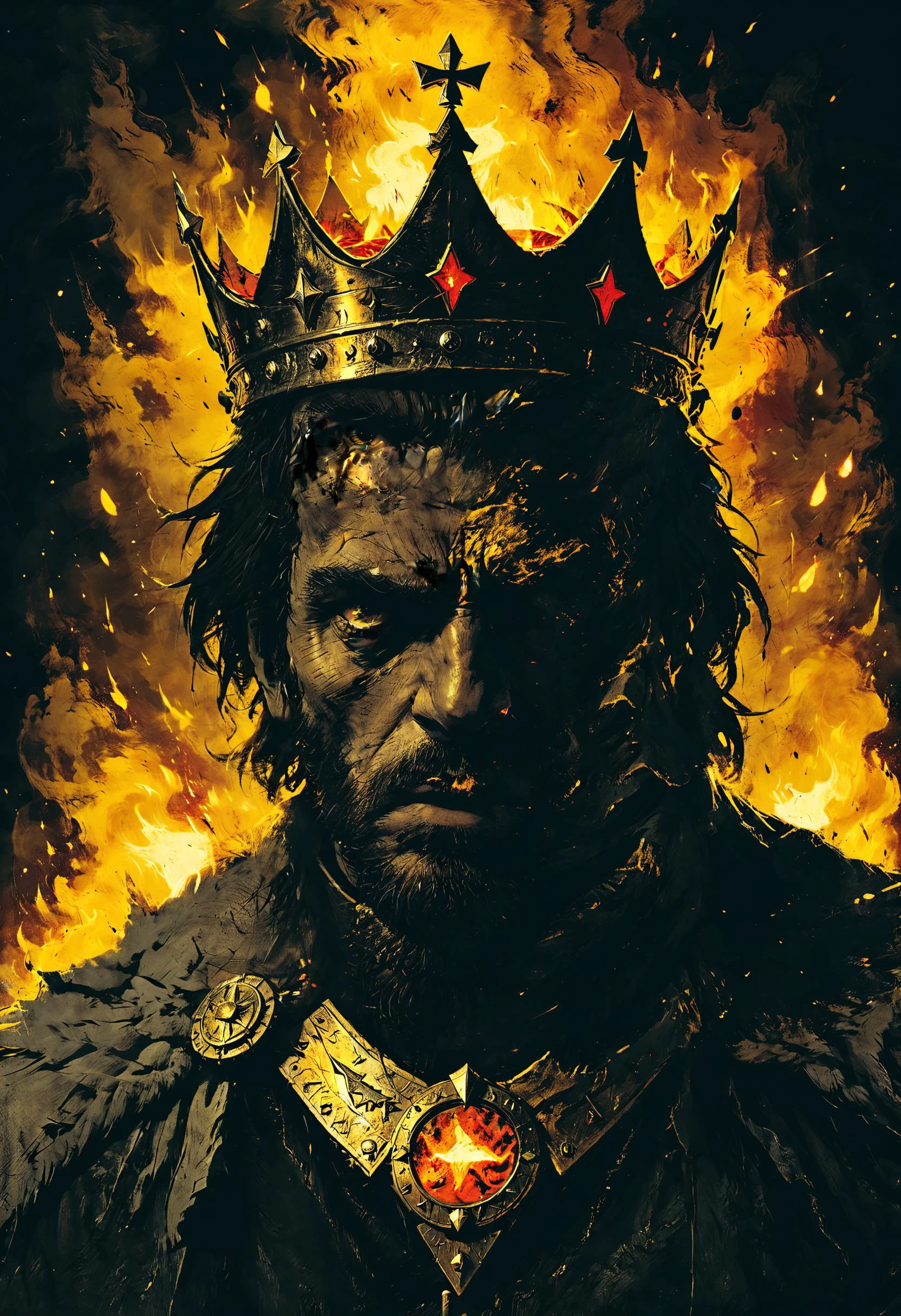 Fuck the king, no command, no chief, Since the man was crowned we ain't had no sleep, <lora:xl_more_art-full_v1:0.4>, <lora:MJ52:0.4>, Cinematic lighting, <lora:Dark_Novel:0.7>, <lora:EnvyFeverDreamXL01a:0.7>