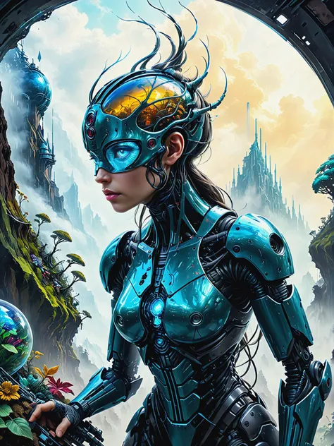 Biogeneticist crafting organisms for specific tasks in Artificial intelligence ruling over biodome, ultra-fine digital painting, <lora:xl_more_art-full_v1:0.3>, <lora:Dark_Novel:0.7>, <lora:fracolor:0.7> fracolor
