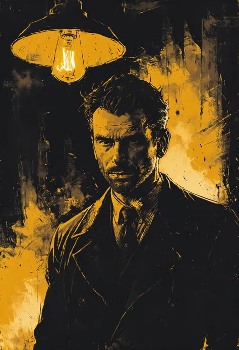 noir detective in Los Angeles, <lora:add-detail-xl:0.8>, Incandescent Lighting, <lora:Dark_Novel:0.8>