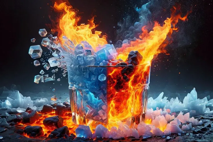 a super cool desktop wallpaper of fire and ice in a glass
<lora:style_xl.fireandice_style:1>