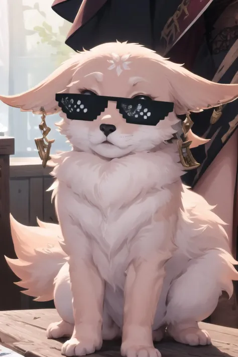 Highly detailed, High Quality, Masterpiece, beautiful, incrsdealwithit, <lora:DealWithIt2:1>, YaeMikoFox, no humans, <lora:Char_GenshinImpact_YaeMikoFox:1>,