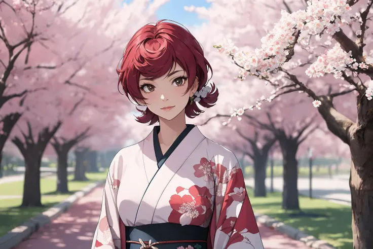 (RAW photo, best quality), 1girl, natural lighting, mature woman,
<lora:srw_marion_radom_v1_2-000005:1>, srw_marion_radom,
spring, beautiful kimono, cherry blossoms,