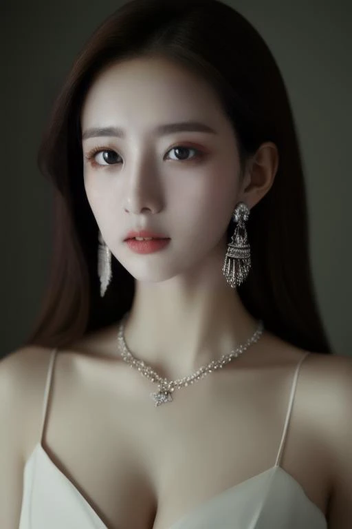 1girl, 175cm,korean model,23 years old,soft body, jet black hair, liuhai hairstyle,whole body, hair reaches waist, whole body,((head to leg)),close-up, 8k, RAW photo, best quality, masterpiece,realistic, photo-realistic,seductive,cute , erotic post , extremely detailed cropped shoulder dress ,tiara, highly detailed, charming expression, delicate necklace, delicate earring ,lurred background, beautiful, charming, ultra-fine painting, delicate face, delicate figure, lovely lips, soft behind