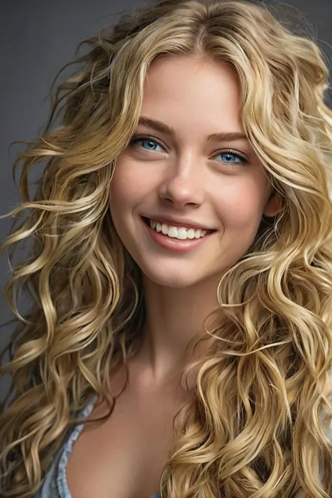 best quality, masterpiece, 20yo 1 Greek girl, a girl, blond hair, high school student, girl, long curly hair,  (ribbon, laced blouse and suit), back_pack, at school, 32k, photorealistic, ultra-detailed, finely detailed, high resolution, perfect dynamic composition, beautiful detailed eyes, sharp-focus, cowboy_shot, smile, (oil shiny skin), willowy, chiseled, (hunky), (upper body), (perfect ???????, prefect hand, dress, long fingers, 4 fingers, 1 thumb), 8 head body length, dynamic sexy pose, breast apart, (artistic pose of a woman), 
