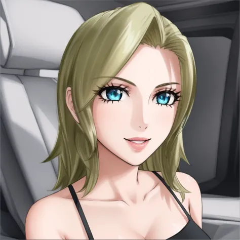 1girl, solo, portrait, close-up, face, looking at viewer, <lora:Linda(CustomRobo)-08:0.888>, linda \(custom robo\), blonde hair, blue eyes, (mature female), (milf), (3d render), lipstick, makeup, smile, parted lips, teeth, lingerie, collarbone, bare shoulders,