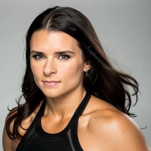 RAW photo, danica patrick, (high detailed skin:1.2), 8k uhd, dslr, soft lighting, high quality, film grain, Fujifilm XT3 <lora:danica patrick v1.0:1>