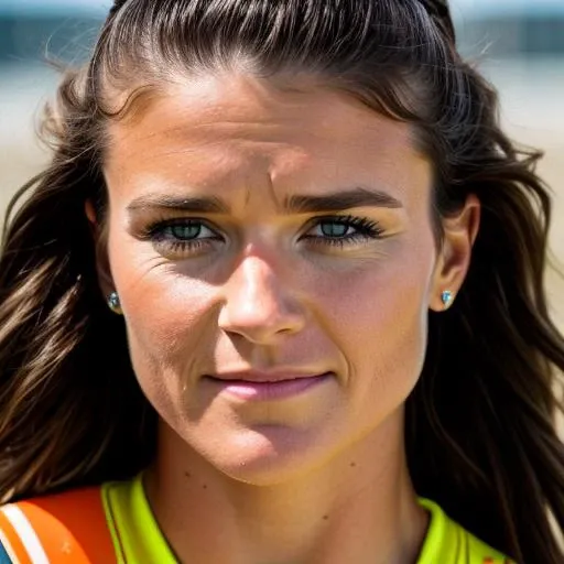 RAW photo, danica patrick , (high detailed skin:1.2), 8k uhd, dslr, soft lighting, high quality, film grain, Fujifilm XT3 <lora:danica patrick v1.2:1>