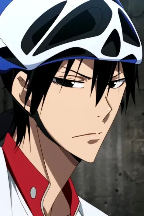 photorealistic, (4k), depth of field, (Masterpiece), (realistic skin texture), extremely detailed, intricate, hyper detailed, high resolution, professional photography, , depth of field, sharp detail, best quality, looking at viewer, 1boy, solo, male focus, <lora:shunsuke_imaizumi:0.9>, shunsuke_imaizumi, black hair, black eyes, hair between eyes
