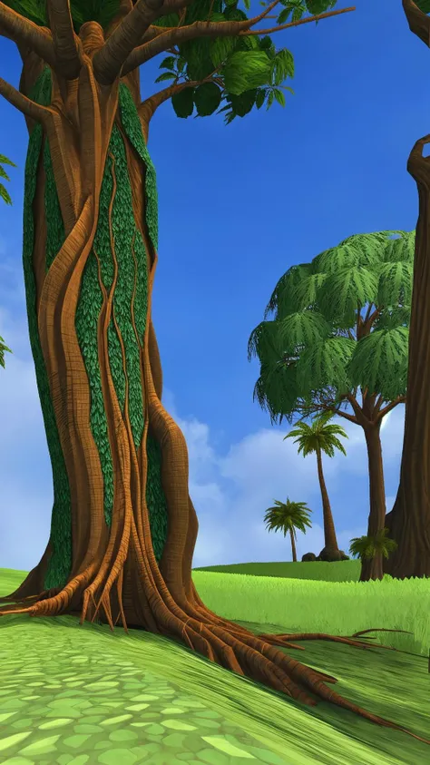 sprawling roots of an ancient fig tree, <lora:PS2 Style:0.7>, (lowpoly:0.6), jagged edges, anti-aliasing, (pixelated:0.2), (Masterpiece:1.3) (best quality:1.2) (high quality:1.1)