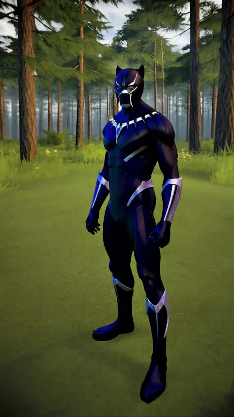 a sleek black panther blending into the shadows of the forest, <lora:PS2 Style:0.7>, (lowpoly:0.6), jagged edges, anti-aliasing, (pixelated:0.2), (Masterpiece:1.3) (best quality:1.2) (high quality:1.1)