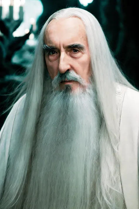 Cristopher Lee, RAW photo, (high detailed skin:1.2), fullbody as Saruman the White, 8k uhd, dslr, soft lighting, high quality, film grain, Fujifilm XT3, (sharp face:1.2) <lora:Christopher Lee:0.8> <lora:epiNoiseoffset_v2:1>