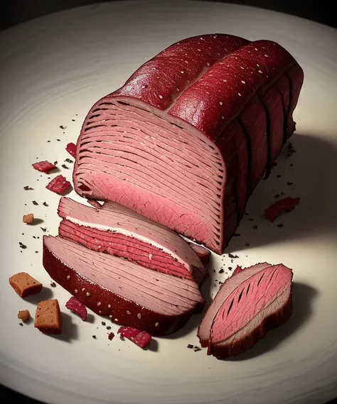 And God broke the space and spread upon it the churned milk of the (pastrami and buffalo tree)