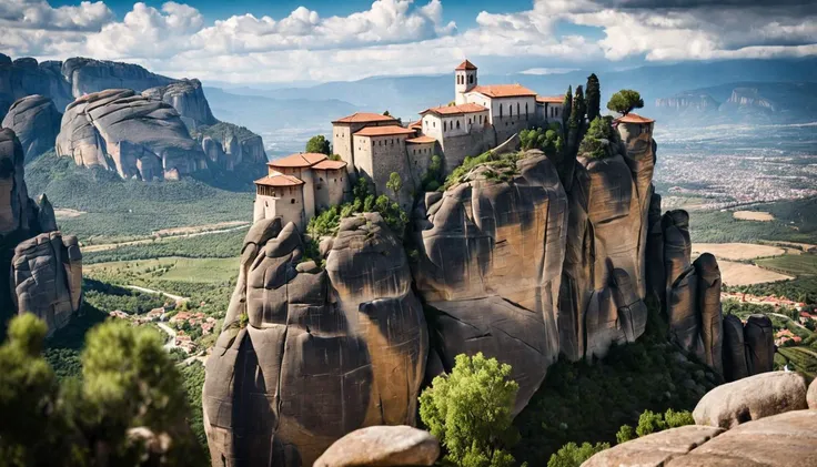 Positive prompt:
highly detailed realistic photograph of hyperrealistic art cinematic film still Inaccessible Eastern Orthodox monastery of Meteora . shallow depth of field, vignette, highly detailed, high budget, bokeh, cinemascope, moody, epic, gorgeous, film grain, grainy . extremely high-resolution details, photographic, realism pushed to extreme, fine texture, incredibly lifelike, standing in appropriate environment, intricate detail, highly detailed skin pores, highly detailed hair, intricate skin detail, skin imperfections -