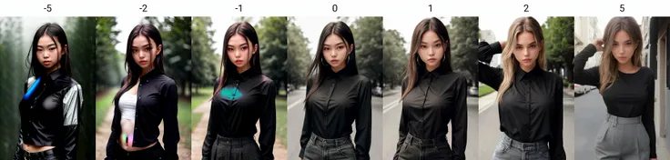 a beautiful girl, outdoors, black shirt <lora:weather_slider_v1:-5>