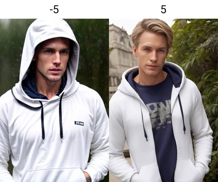 a white man, outdoors, hoodie, shirt <lora:weather_slider_200steps:-5>