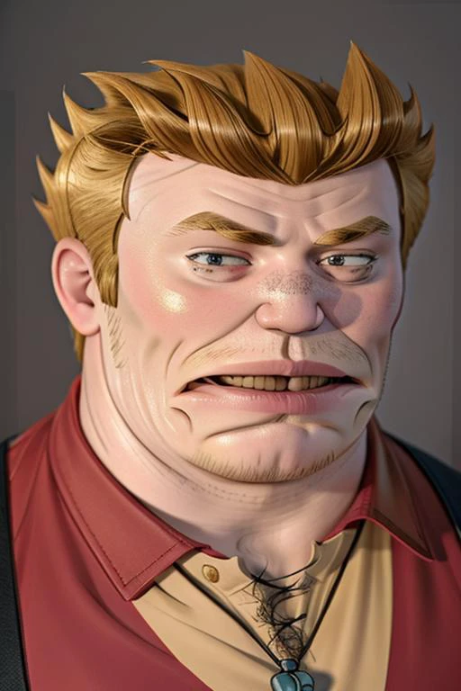 <lora:Coach McGuirk V12:0.85> coach_john_mcguirk, blonde hair, short hair, spiked hair, overweight, yellow collar, red shirt, whistle around neck, red gloves, yellow stripe, red pants, red shoes, mouth open, raised eyebrow, (realistic:2.2), <lora:Add_detail_Furtastic_Detailer:1>, highest quality, highest quality visuals, highest details,
