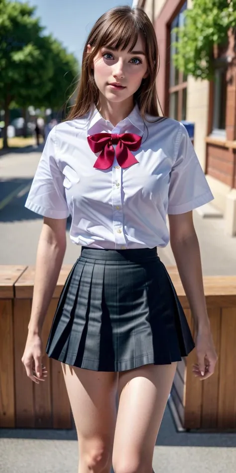 (8k, RAW photo, best quality, masterpiece:1.2), (realistic, photo-realistic:1.37), ultra-detailed,(detailed beautiful girl:1.4),1 girl, <lora:JP SCHOOL UNIFORM:0.7>JP SCHOOL UNIFORM,22 years old,face,,looking at viewer,(dark check skirt)