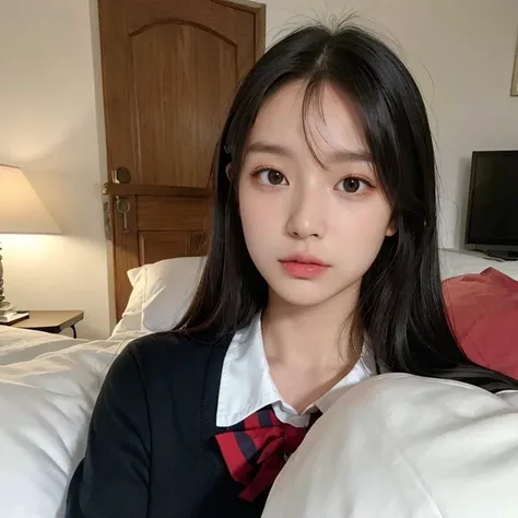 (masterpiece, realistic, ultra high res, 8k uhd, high quality:1.2),BED, 1girl, school uniform, face,
<lora:nana_v10:0.3>