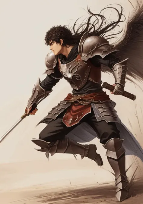 concept art,(csrstyle art, 2D digital art, high fantasy:1.2), (sketch:1.3), (Style of Berserk, Style of Kentaro Miura:1.1), (ruan jia), (line weight), (e_3d:0.7)