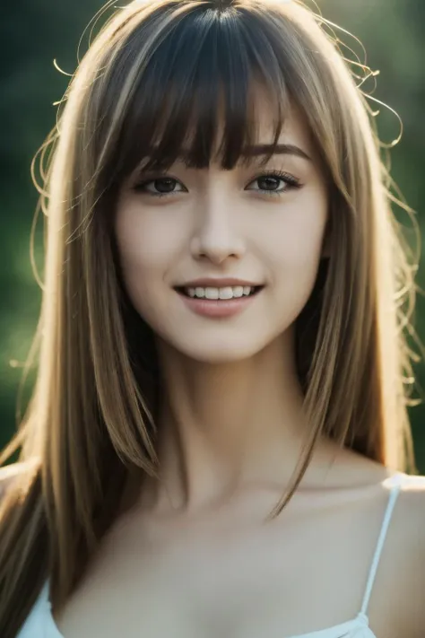 dressed, (photo realistic:1.4), (realistic:1.3), masterpiece, best quality,
(smoother lighting), (cinematic lighting), realistic lighting, (light on face:1.5), (brightening light:1.2), 32K,
1girl,20yo girl, ray trace,
finely detailed eyes, finely detailed face, long hair, blunt bangs, blonde hair,
(joy), (laugh), face closeup, bikini