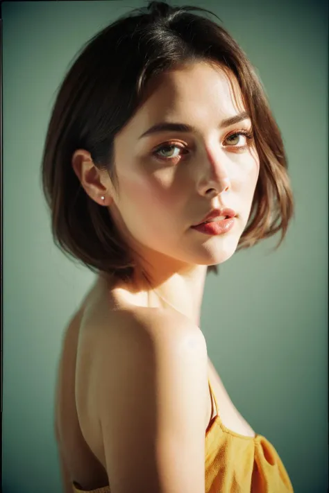 best quality,high-res,masterpiece,8k uhd,dslr,soft lighting,realistic,highly detailed,ultra-detailed,highly detailed CG illustration,High quality texture,intricate details,detailed texture,aded film,desaturated,35mm photo,grainy,vignette,vintage,Kodachrome,Lomography,stained,highly detailed,found footage,analog film photo,faded film,Photorealistic,
1girl,blush,glossy lips,perfect body,lean body,yellow eyes