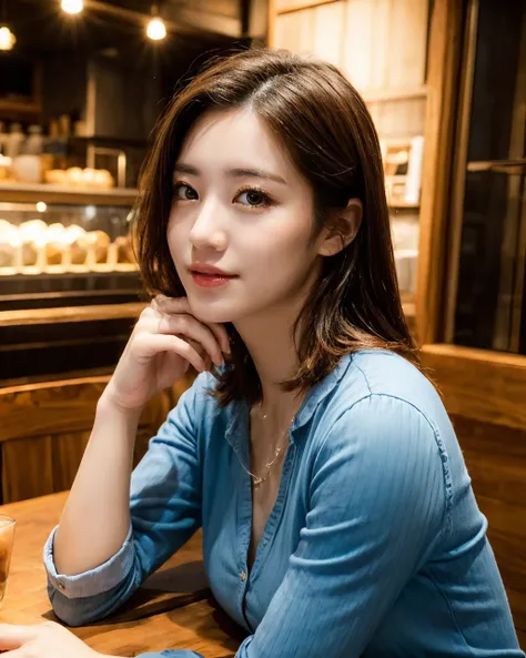 close up of 1 female, 35mm masterpiece, <lora:epiNoiseoffset_v2:1> <lora:add_detail:1>,
casual dress, wooden cafe, Tokyo