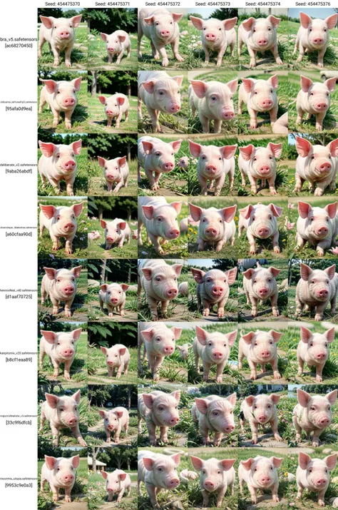 a pink pig on the grass, <lora:UltimatePinkPig_v1.0:0.8>, ultimatepinkpig