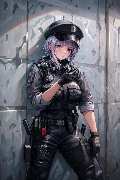 best quality,<lora:add_detail:0.3>, <lora:concept_changeACharacter_GoodCop_(GCop):0.8>, (1girl, solo), serious face,