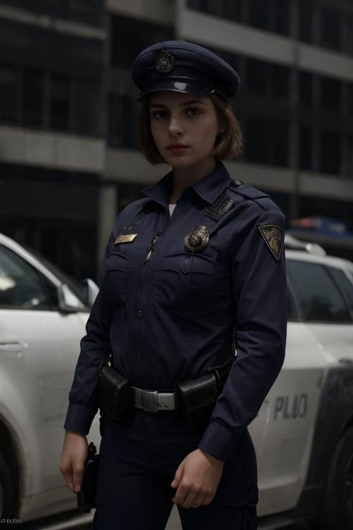 <lora:GCop:1>,1girl, GCop, Ultra-detail, (highres:1.1), best quality, (masterpiece:1.3), cinematic lighting